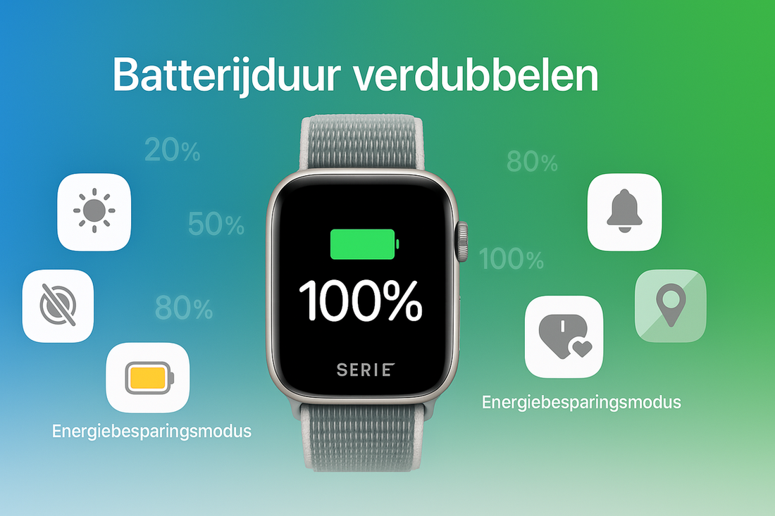 Hoe kan ik de Batterij Apple Watch Sparen?
