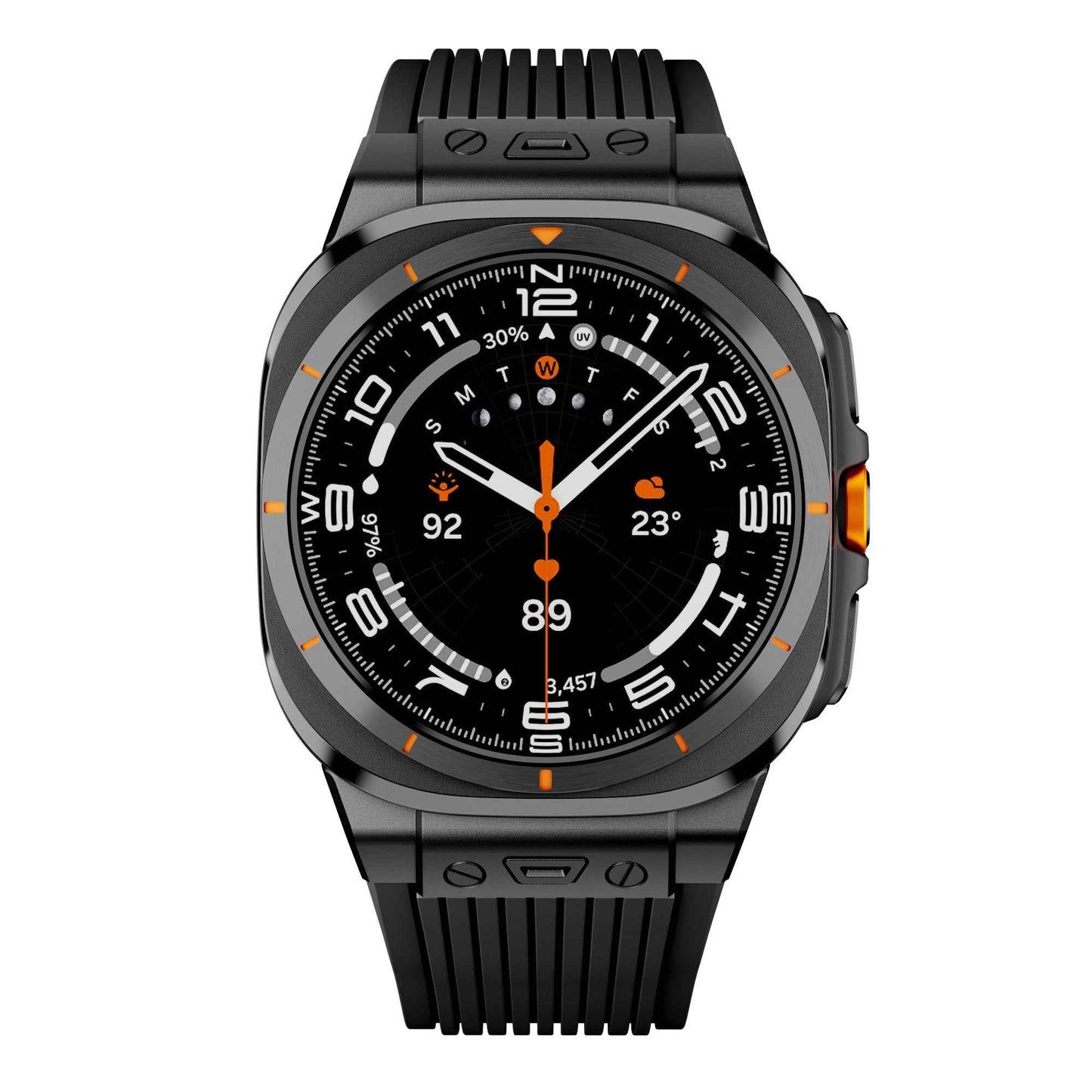 Jasper - Premium Siliconen Band voor Samsung Galaxy Watch Ultra