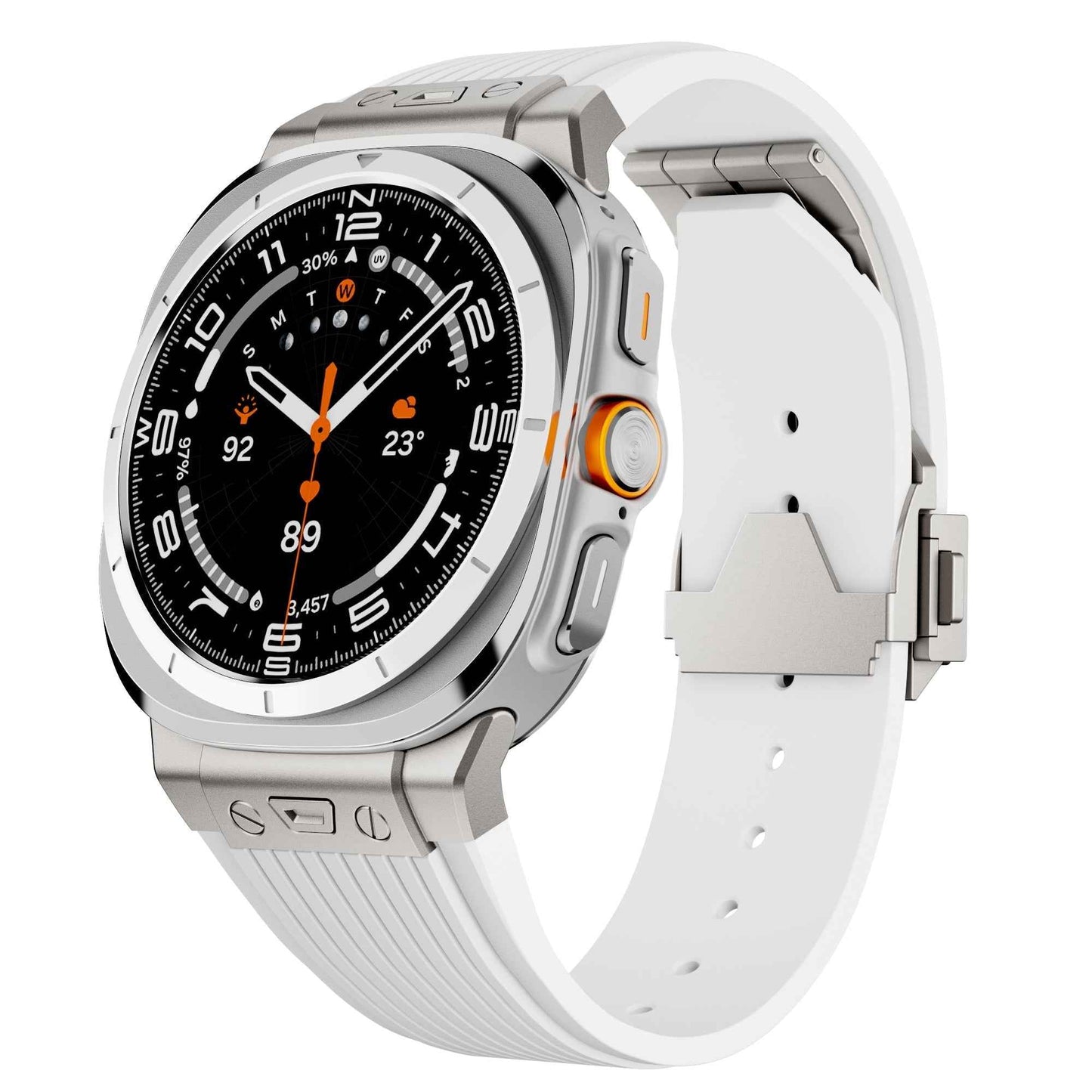 Jasper - Premium Siliconen Band voor Samsung Galaxy Watch Ultra
