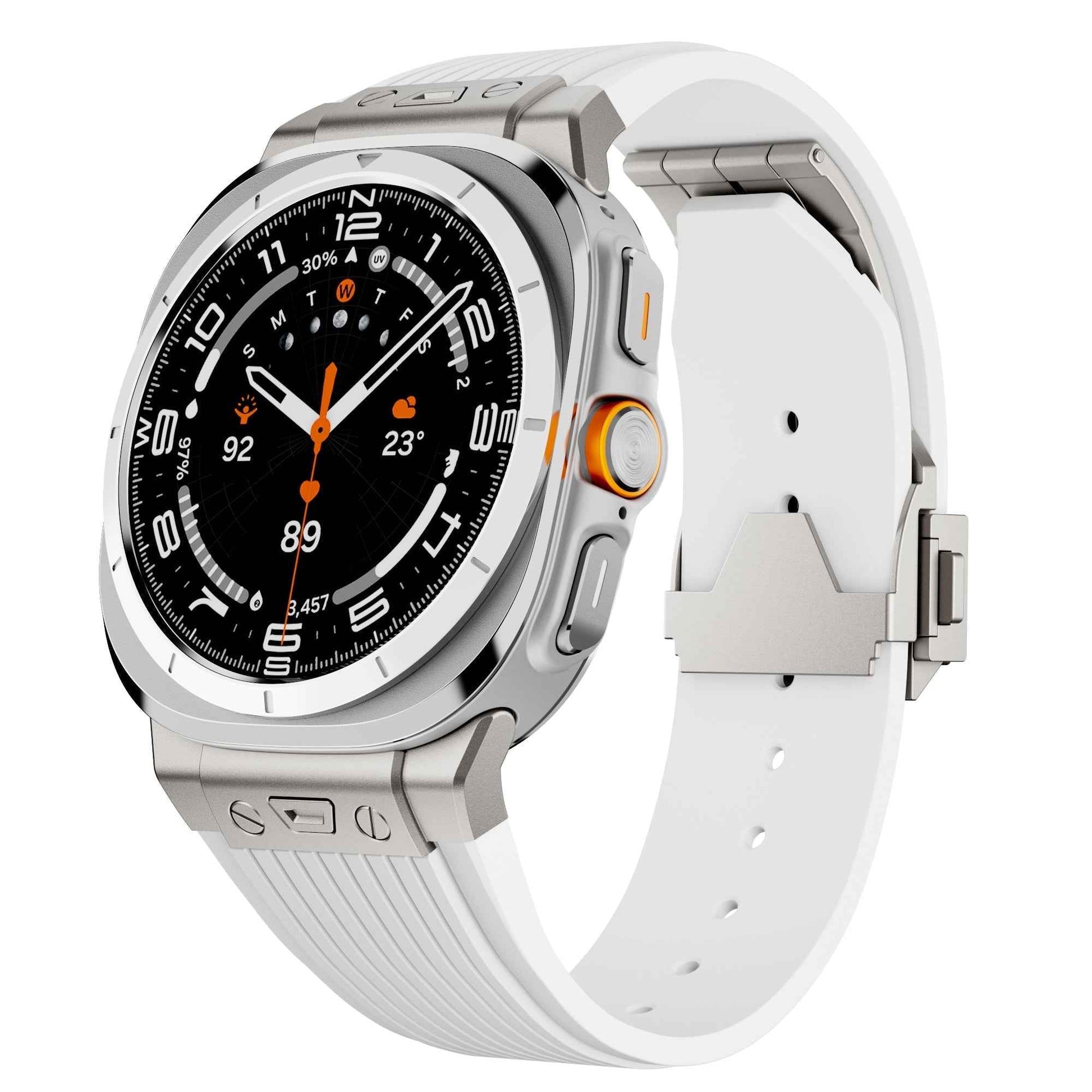 Jasper - Premium Siliconen Band voor Samsung Galaxy Watch Ultra