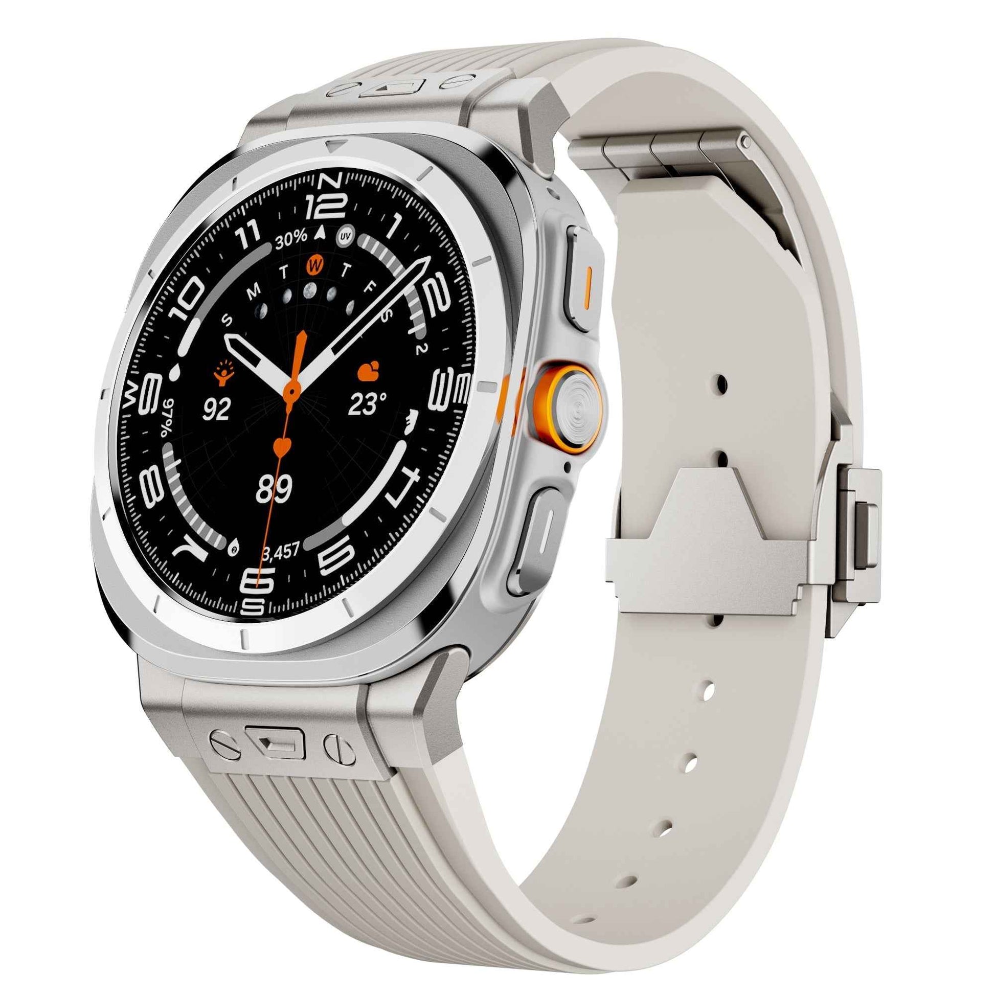 Jasper - Premium Siliconen Band voor Samsung Galaxy Watch Ultra