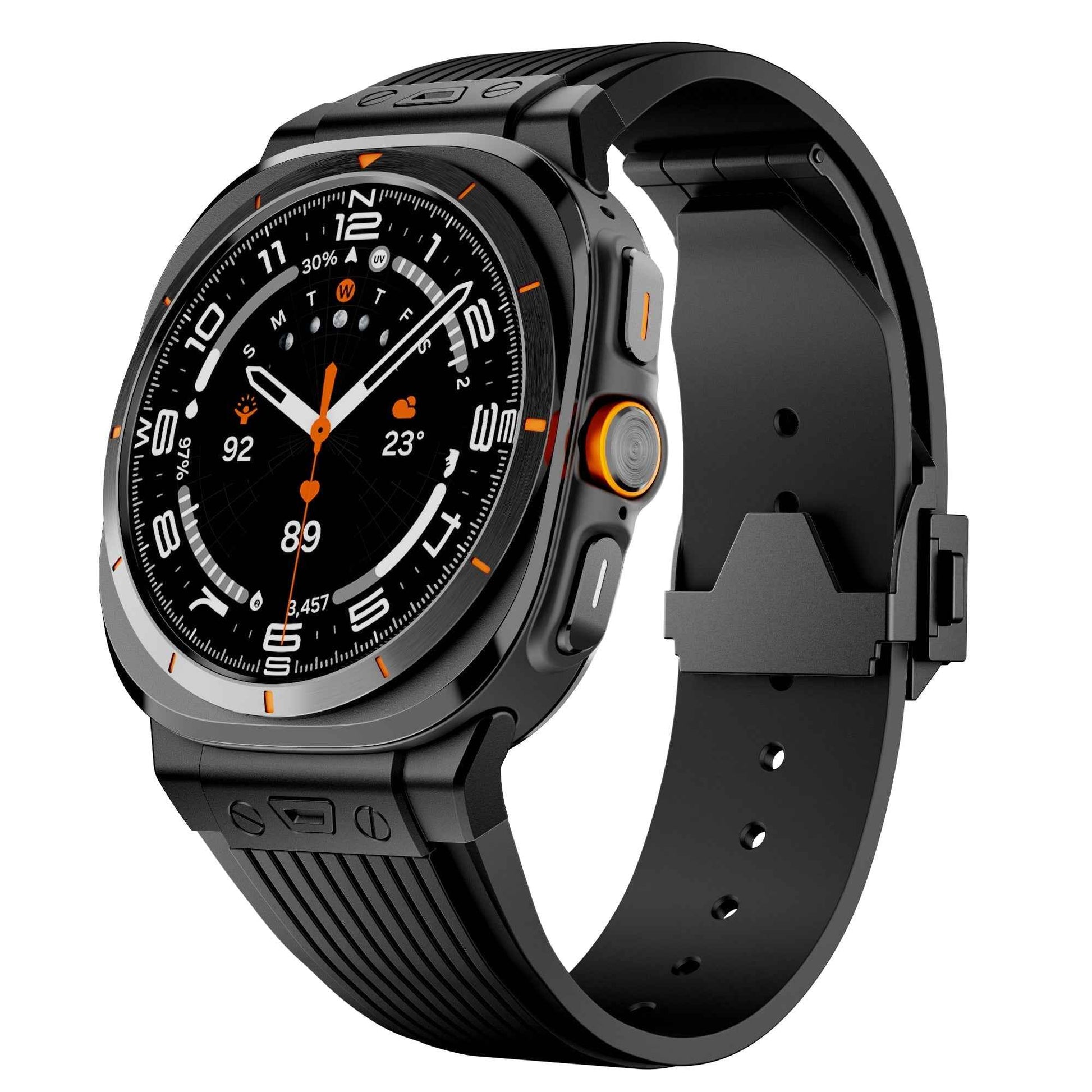 Jasper - Premium Siliconen Band voor Samsung Galaxy Watch Ultra