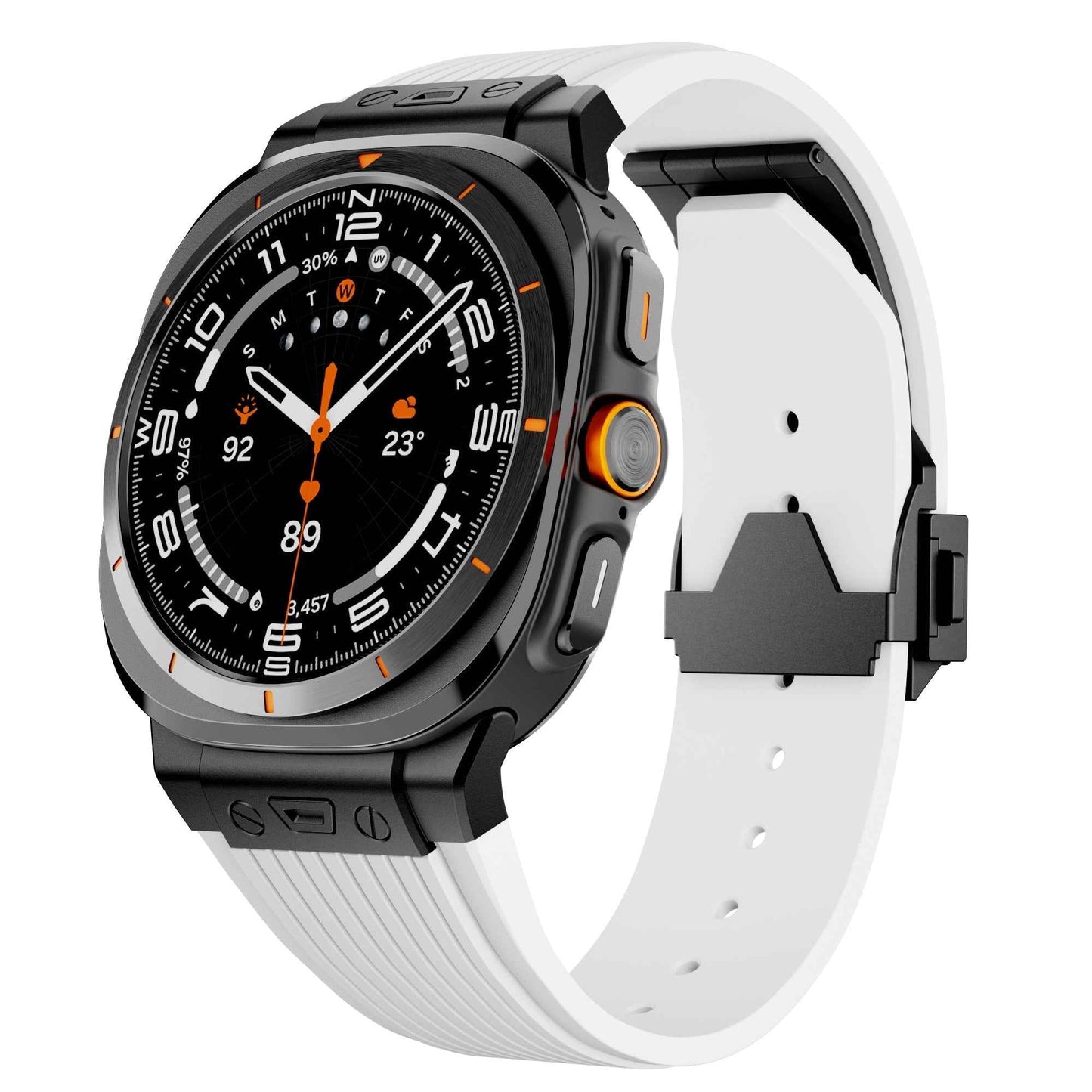 Jasper - Premium Siliconen Band voor Samsung Galaxy Watch Ultra