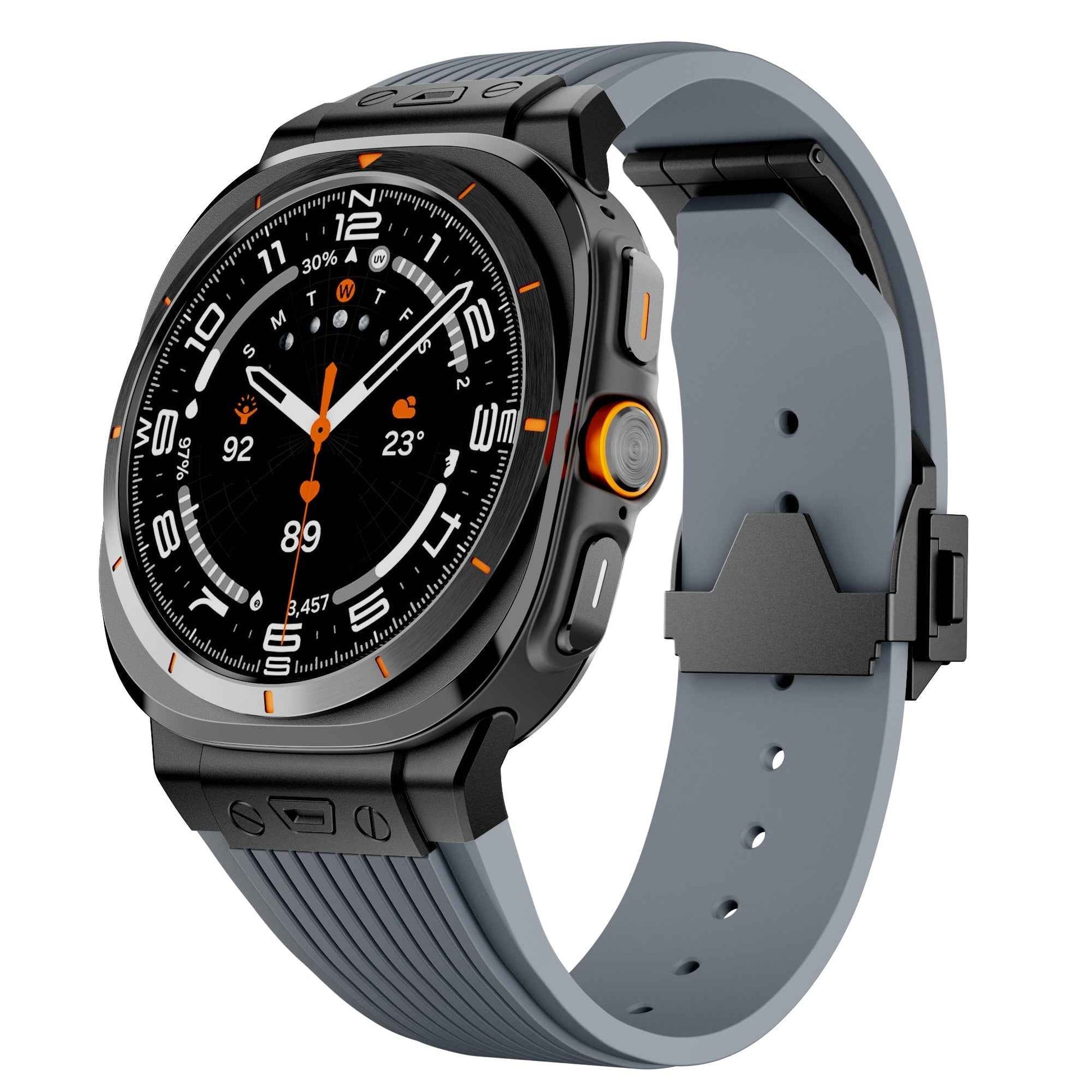 Jasper - Premium Siliconen Band voor Samsung Galaxy Watch Ultra