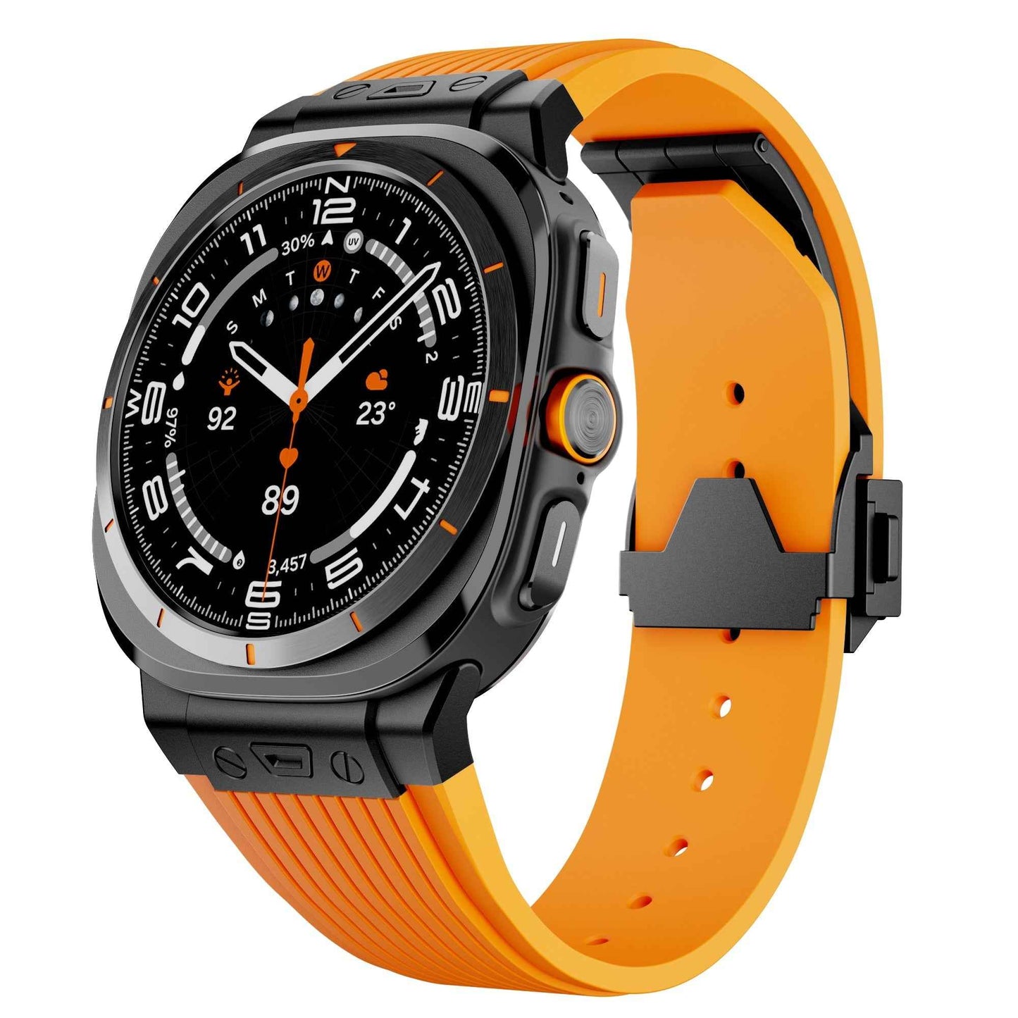 Jasper - Premium Siliconen Band voor Samsung Galaxy Watch Ultra