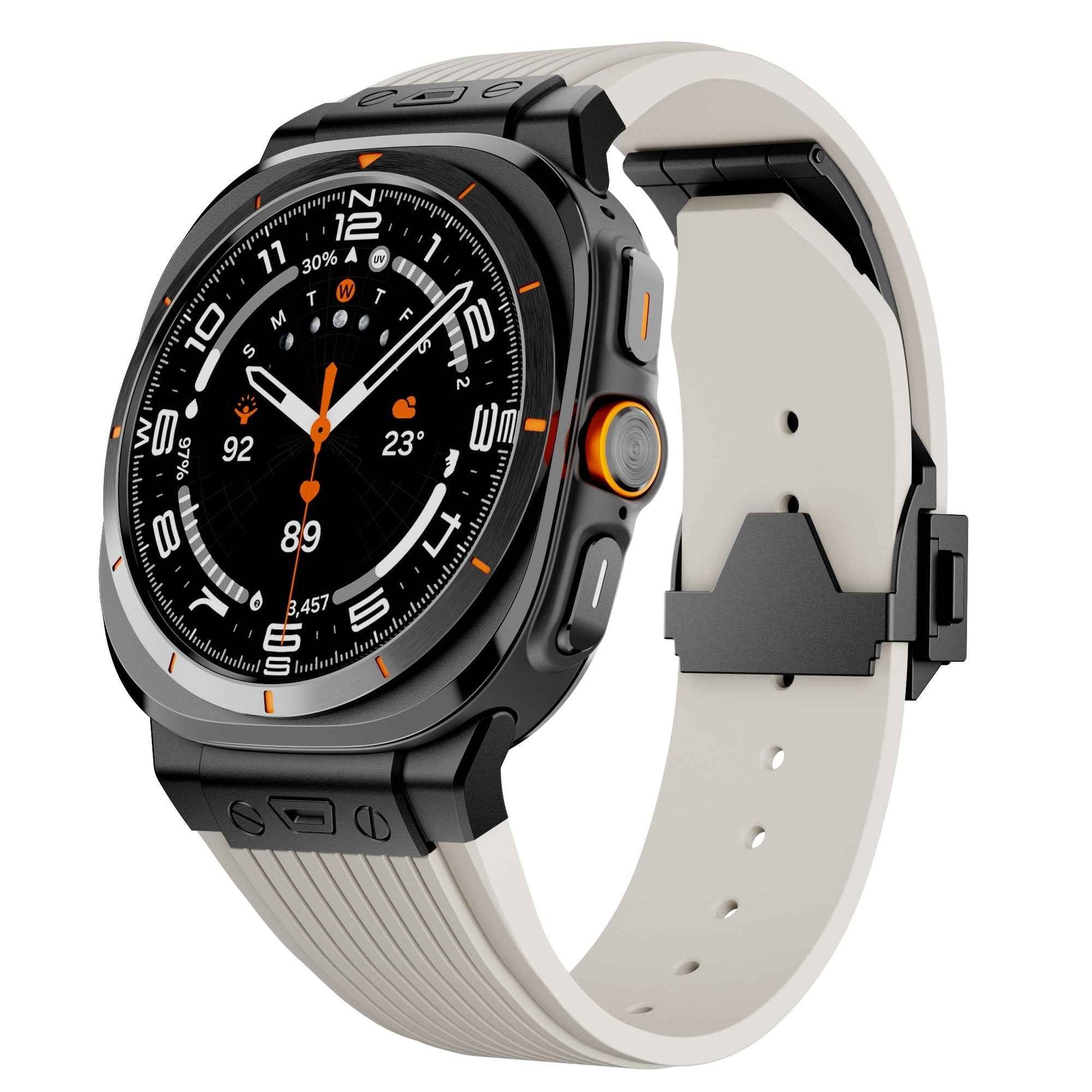 Jasper - Premium Siliconen Band voor Samsung Galaxy Watch Ultra