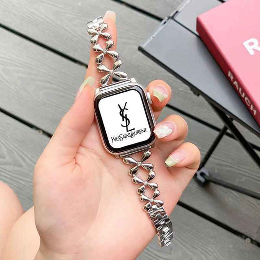 Clover light luxury women's high-end Apple watch strap