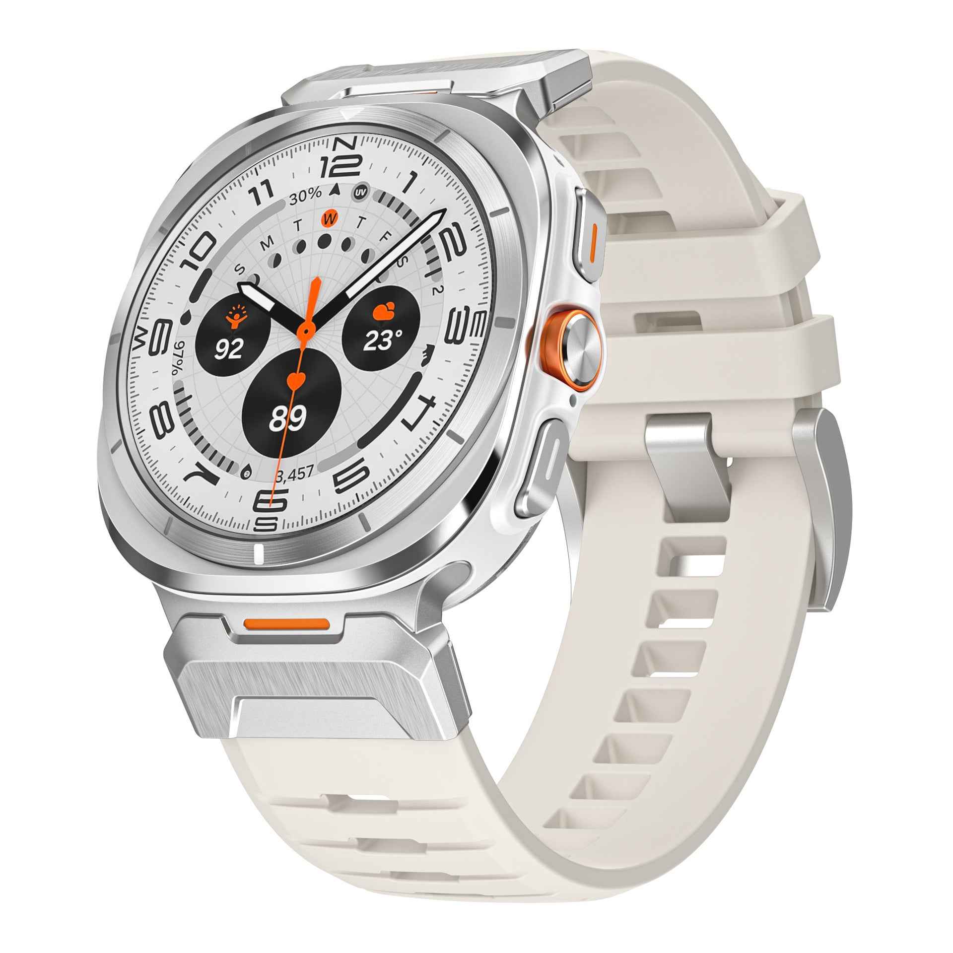 Functional wind rubber Band For Samsung Watch 7 Ultra