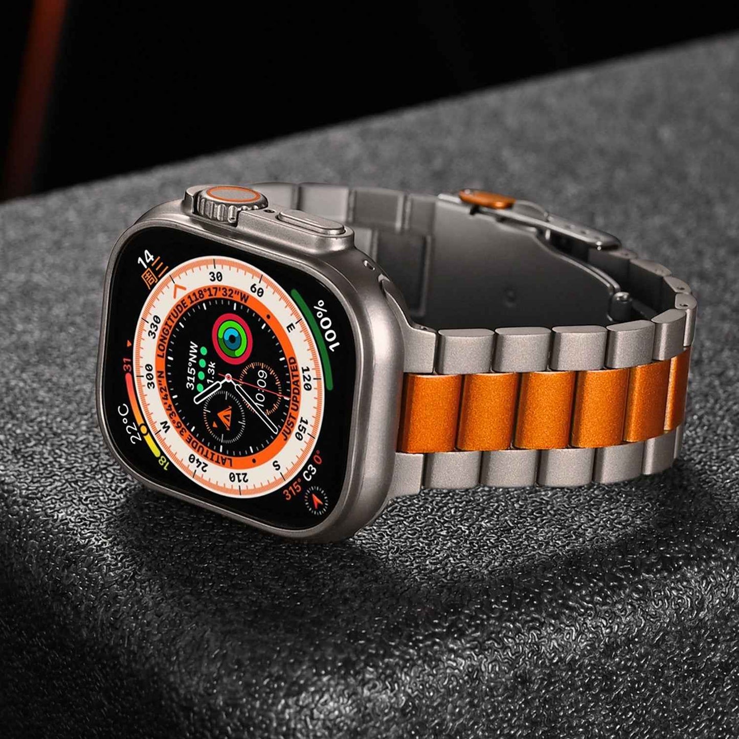 Max - Business Titanium Premium Horlogeband