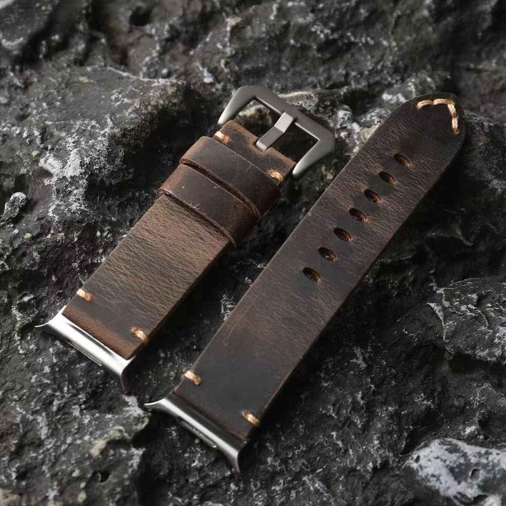 Vintage Handmade Leather Band For Samsung Watch Ultra