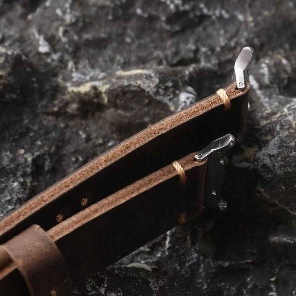 Vintage Handmade Leather Band For Samsung Watch Ultra