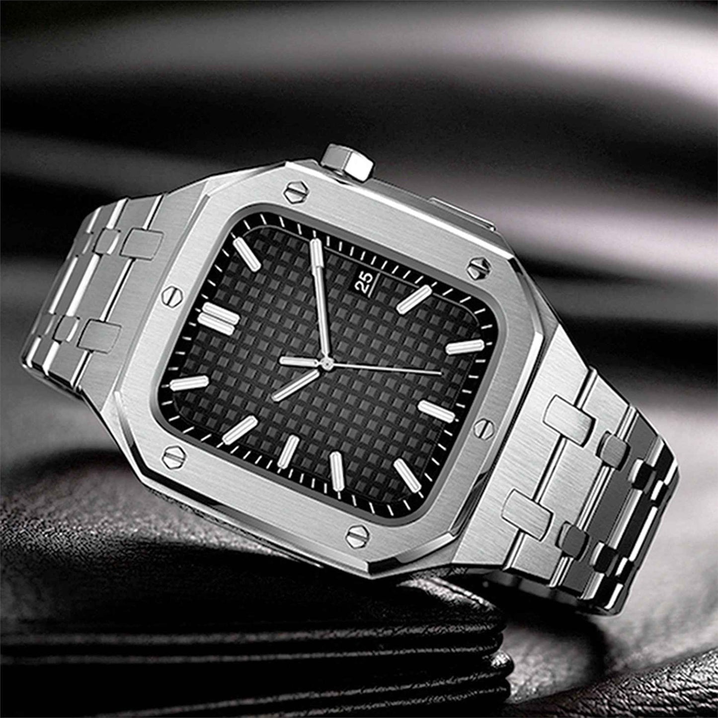 Freek - 316L RVS Premium Band & Case Set voor Apple Watch