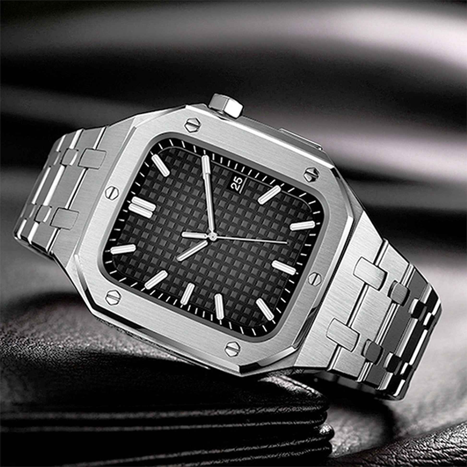 Freek - 316L RVS Premium Band & Case Set voor Apple Watch