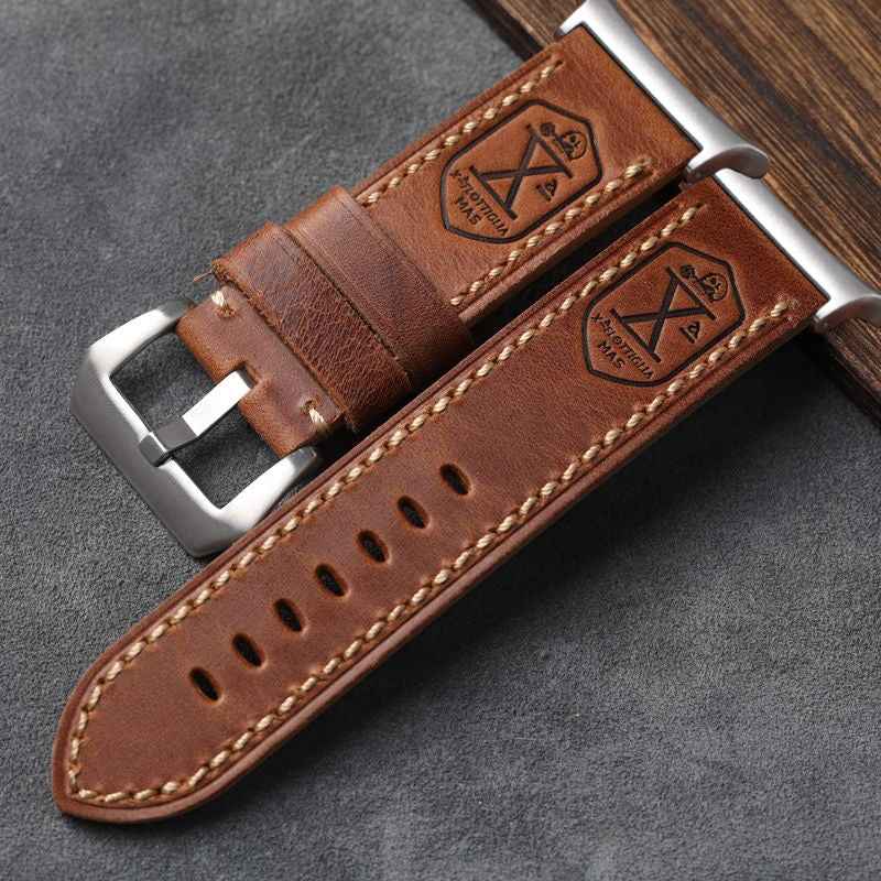 Vintage Handmade Leather Band For Samsung Watch Ultra