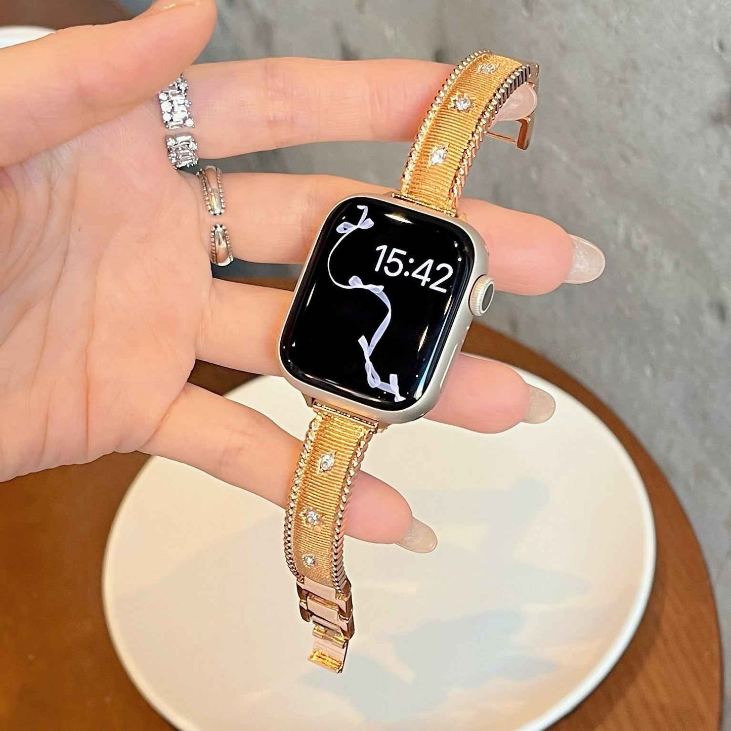 Metal Diamond Bracelet For Apple Watch