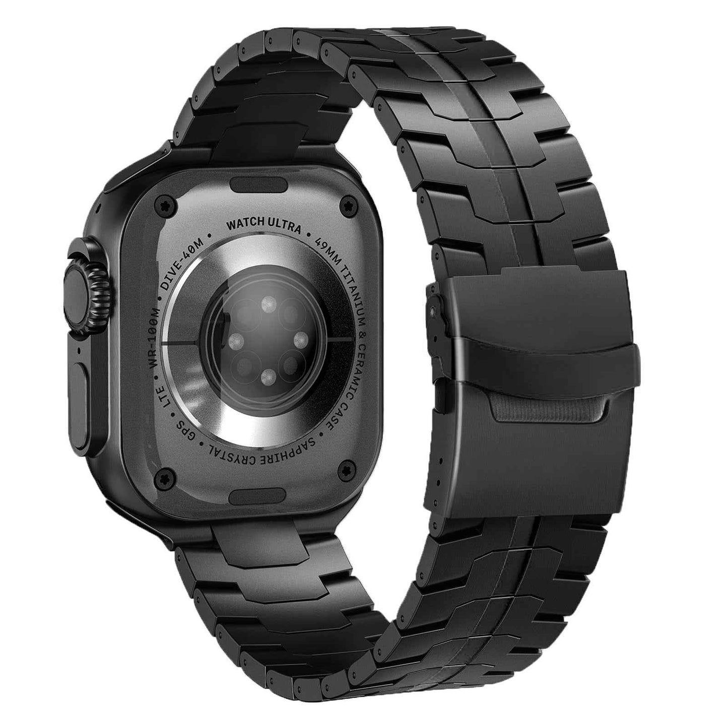 Robin - Titanium Elite Horlogeband voor Apple Watch