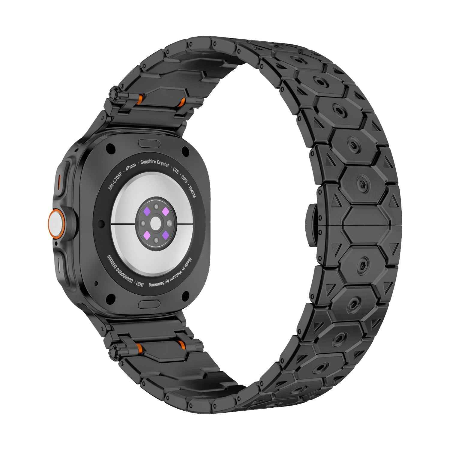 Geometric Stainless Steel Band For Samsung Ultra