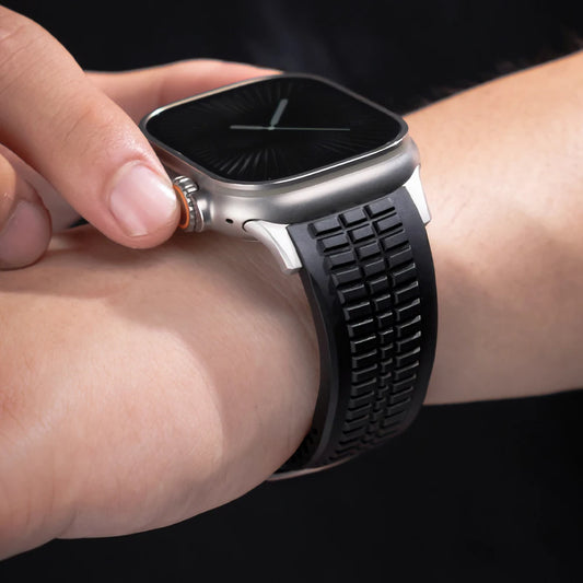 Raymond - GR Modern Band Upgraded FKM Rubber Band voor Apple Watch