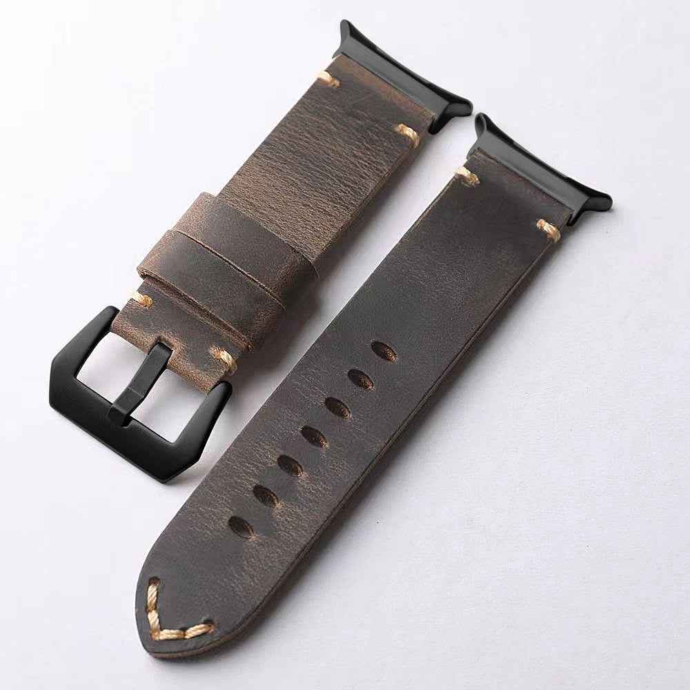 Vintage Handmade Leather Band For Samsung Watch Ultra