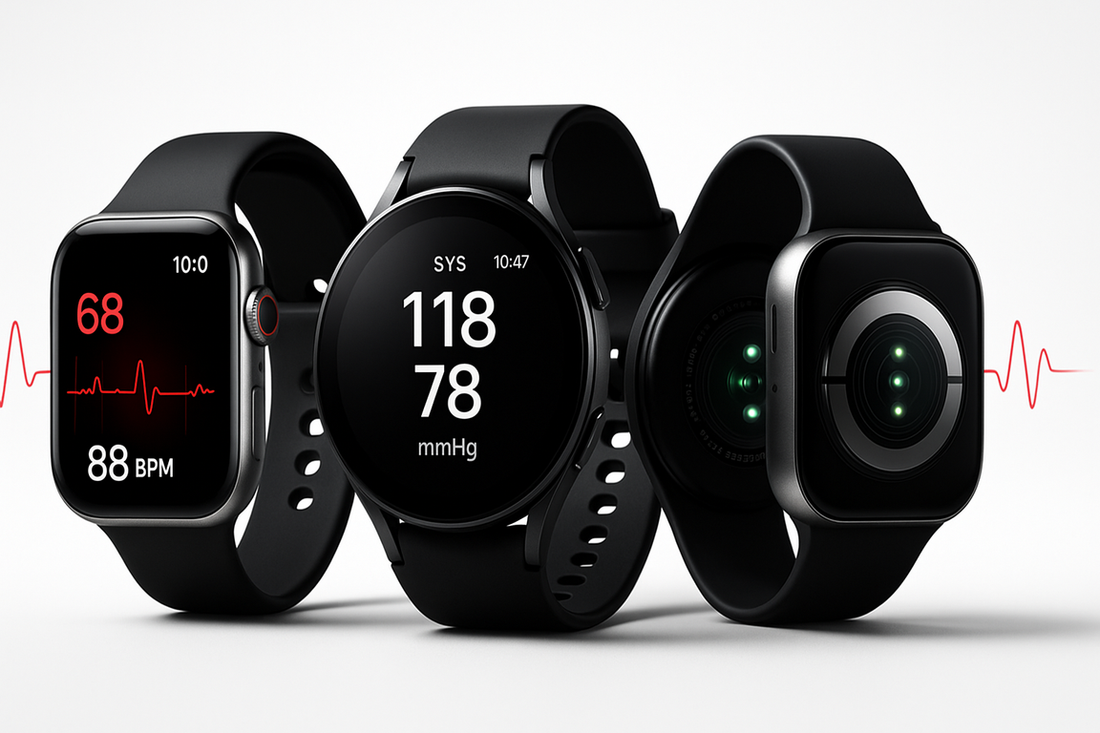 Smartwatch met Bloeddrukmeter: Complete Gids 2025 - Welke Meet Écht je Bloeddruk?