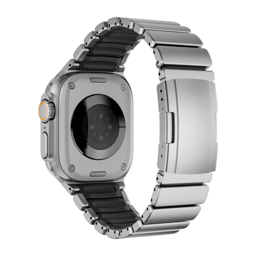 Mark - GEMINI Grade 5 Titanium Band voor Apple Watch