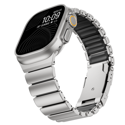 Mark - GEMINI Grade 5 Titanium Band voor Apple Watch