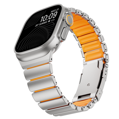 Mark - GEMINI Grade 5 Titanium Band voor Apple Watch