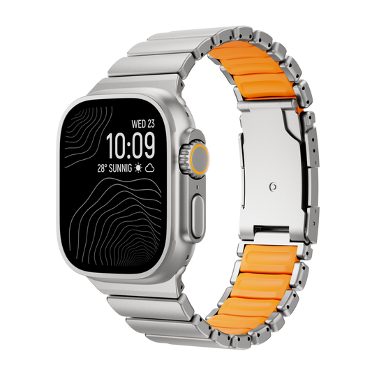 Mark - GEMINI Grade 5 Titanium Band voor Apple Watch