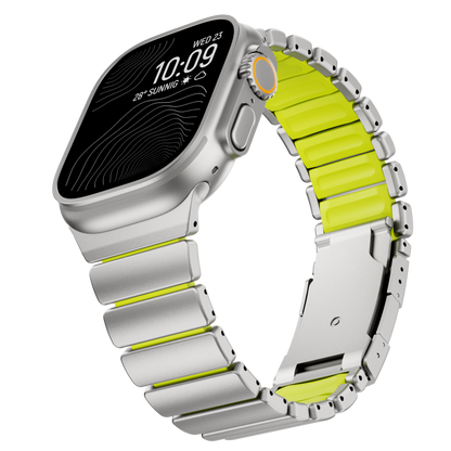 Mark - GEMINI Grade 5 Titanium Band voor Apple Watch