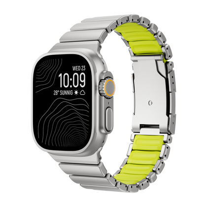 Mark - GEMINI Grade 5 Titanium Band voor Apple Watch