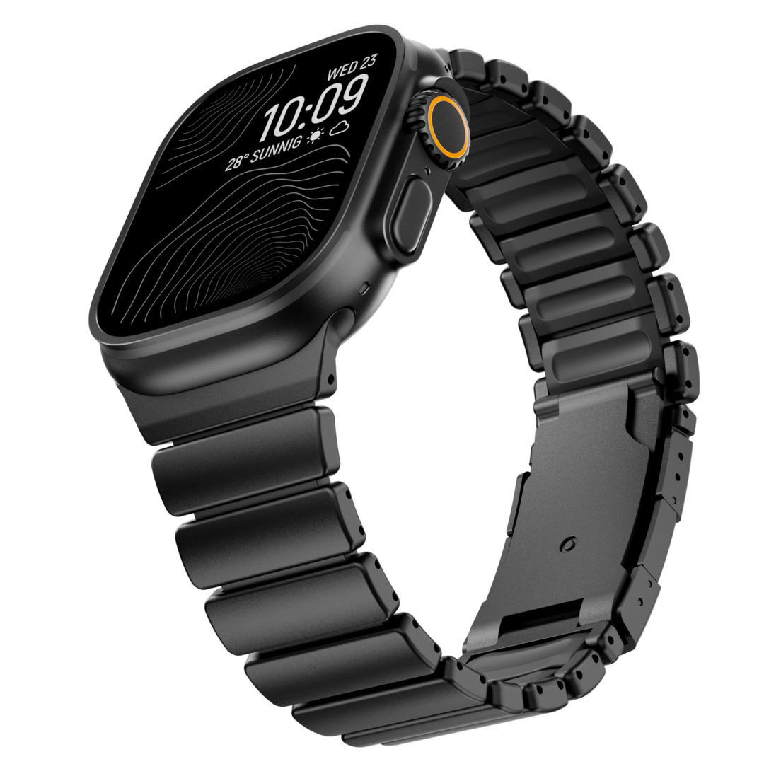 Mark - GEMINI Grade 5 Titanium Band voor Apple Watch