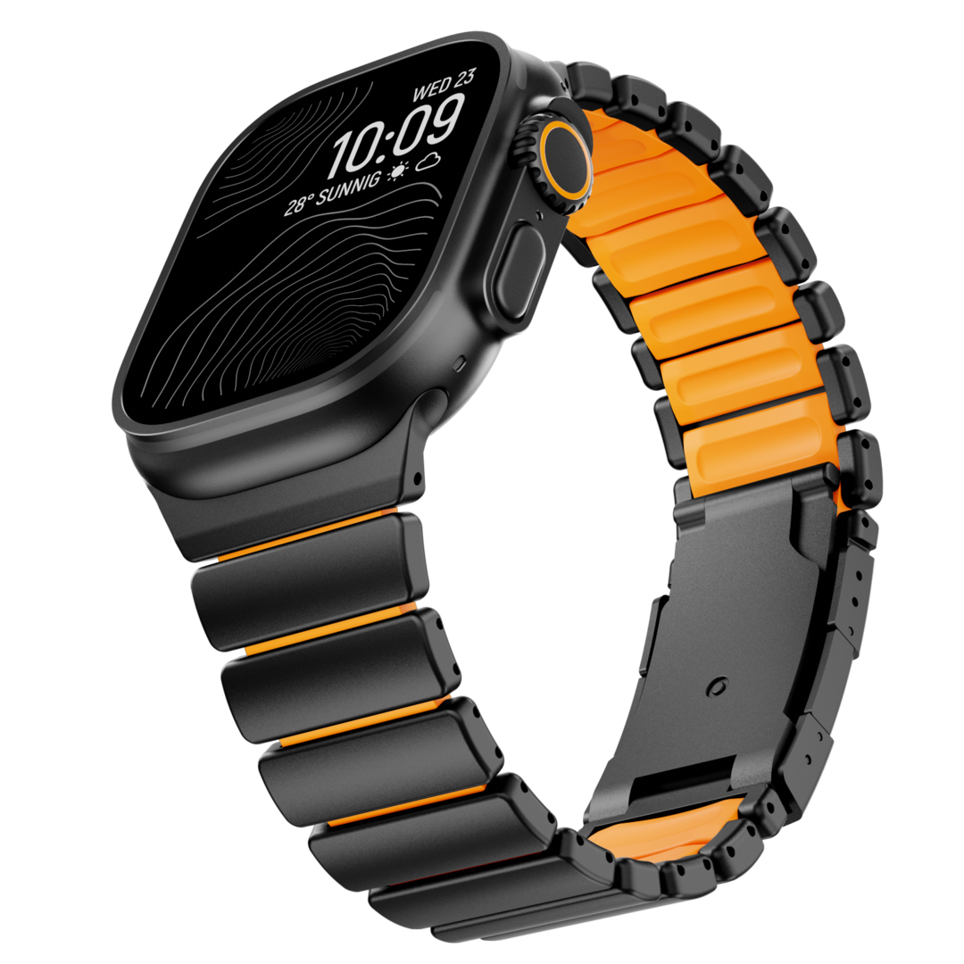 Mark - GEMINI Grade 5 Titanium Band voor Apple Watch