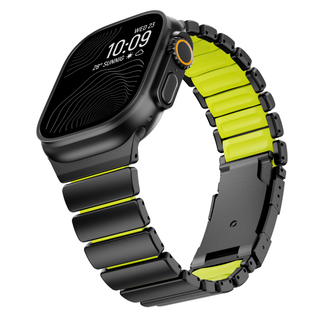 Mark - GEMINI Grade 5 Titanium Band voor Apple Watch