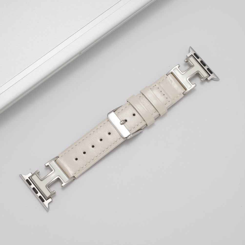 Elegant Holiday Leather Strap For Apple Watch