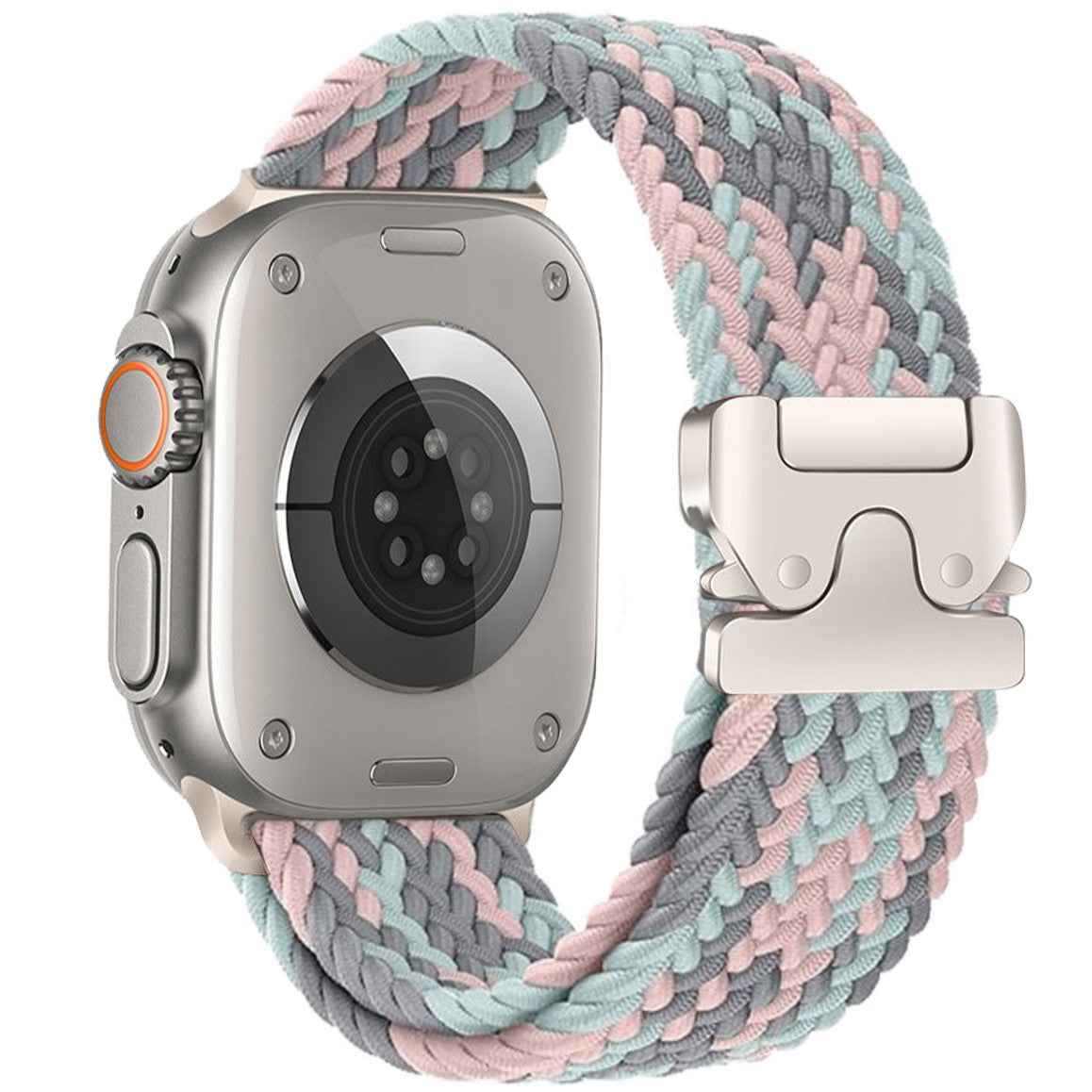 Merel - Gevlochten Nylon Parachutegesp Band