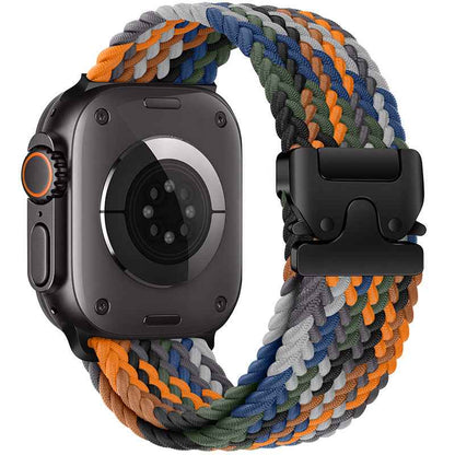 Merel - Gevlochten Nylon Parachutegesp Band