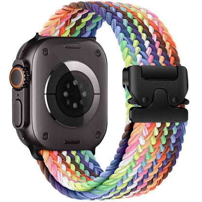 Merel - Gevlochten Nylon Parachutegesp Band