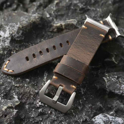 Vintage Handmade Leather Band For Samsung Watch Ultra