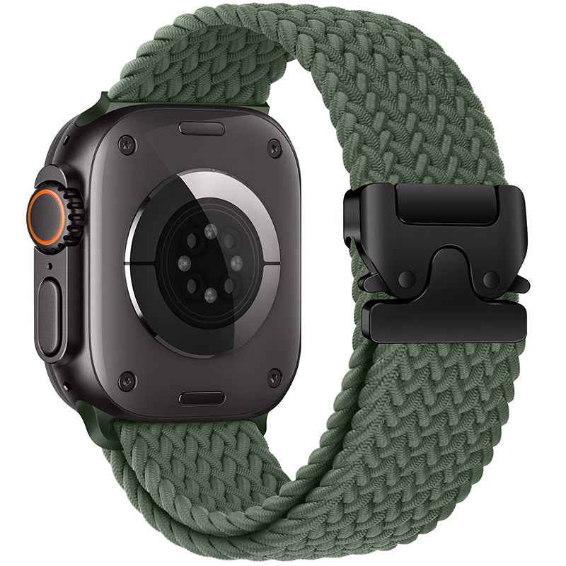 Merel - Gevlochten Nylon Parachutegesp Band