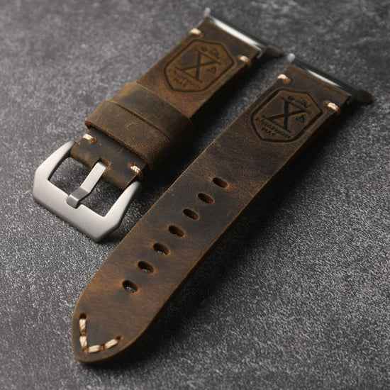 Vintage Handmade Leather Band For Samsung Watch Ultra