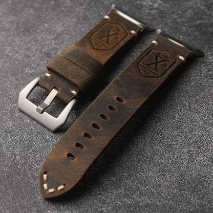 Vintage Handmade Leather Band For Samsung Watch Ultra