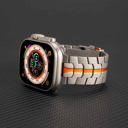 Robin - Titanium Elite Horlogeband voor Apple Watch
