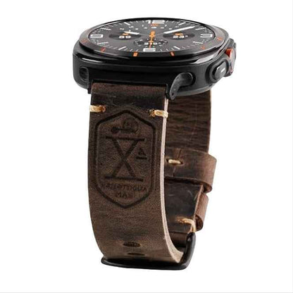 Vintage Handmade Leather Band For Samsung Watch Ultra