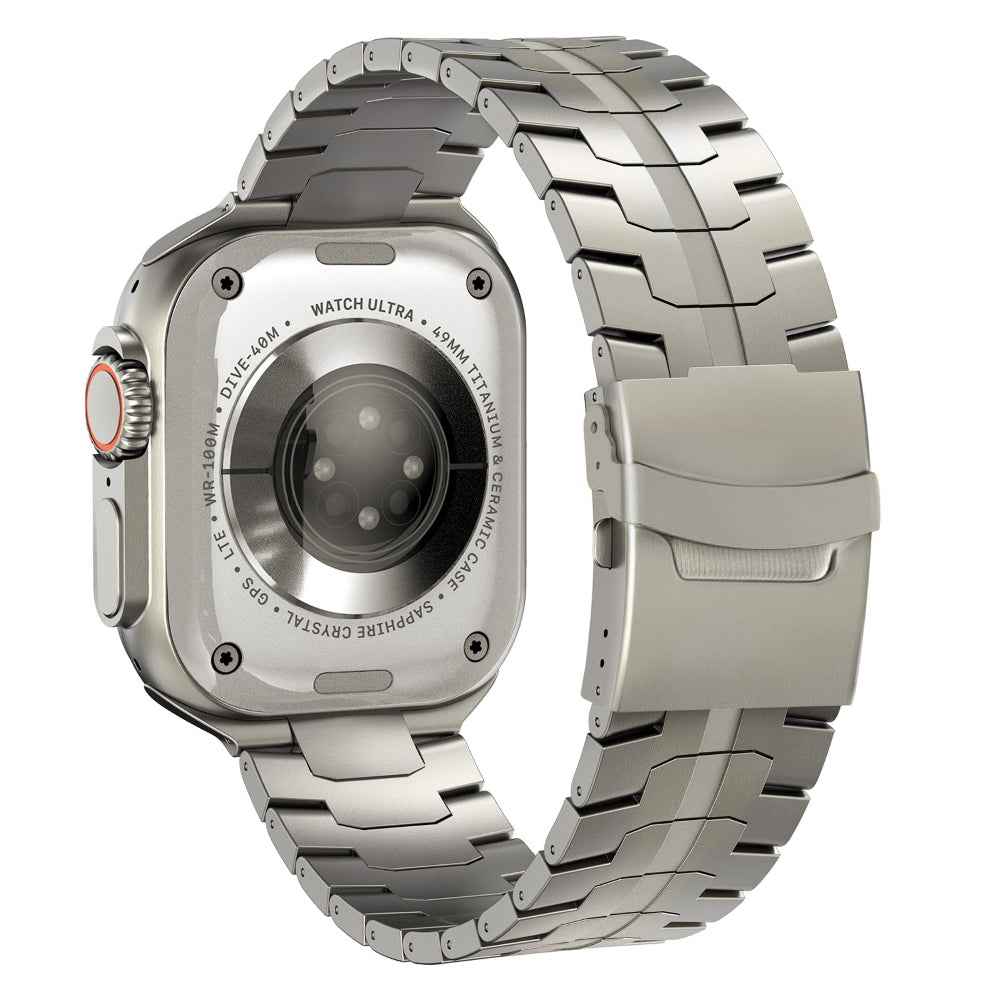 Robin - Titanium Elite Horlogeband voor Apple Watch