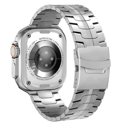 Robin - Titanium Elite Horlogeband voor Apple Watch