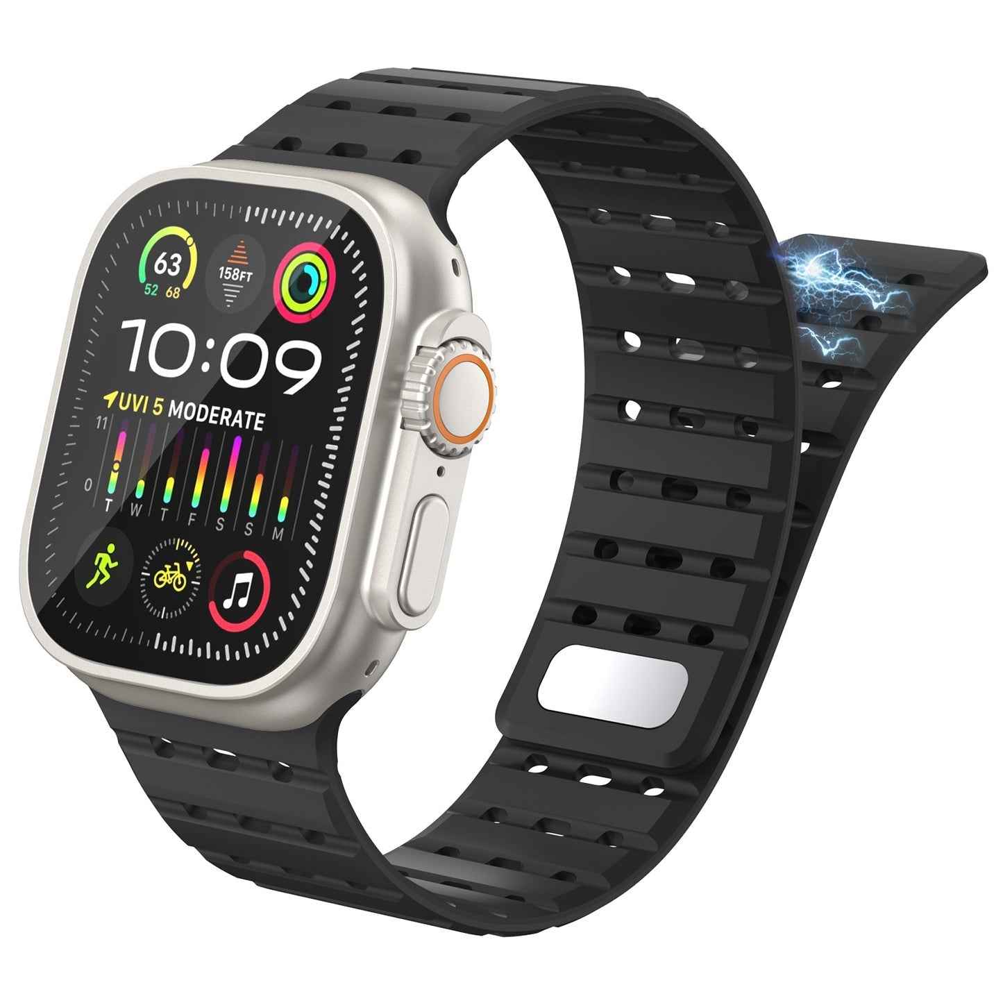Daan - AW Siliconen Pro Sport Band