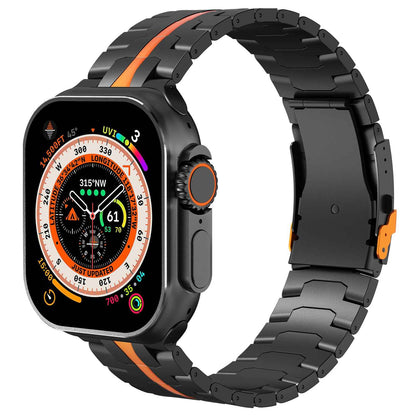 Robin - Titanium Elite Horlogeband voor Apple Watch