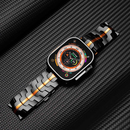 Robin - Titanium Elite Horlogeband voor Apple Watch
