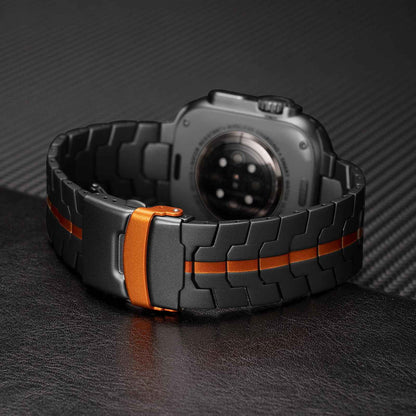 Robin - Titanium Elite Horlogeband voor Apple Watch