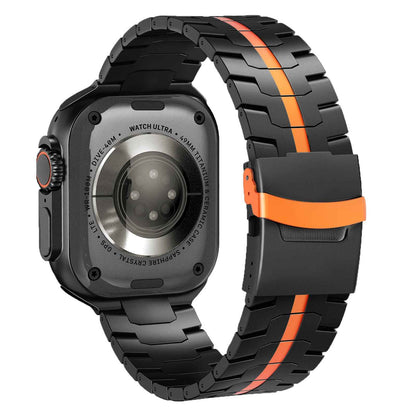 Robin - Titanium Elite Horlogeband voor Apple Watch
